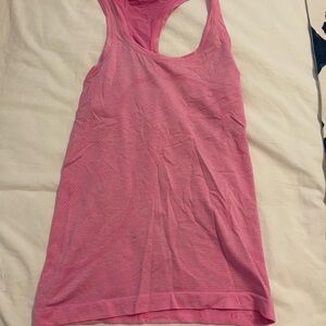 Pink Lululemon Swiftly Tank
